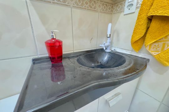 Banheiro de apartamento para alugar com 2 quartos, 54m² em Jardim Tranquilidade, Guarulhos