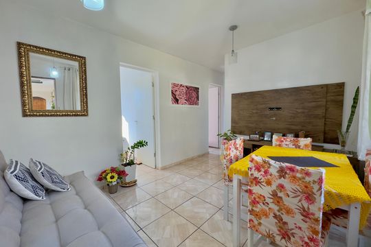 Sala de apartamento para alugar com 2 quartos, 54m² em Jardim Tranquilidade, Guarulhos