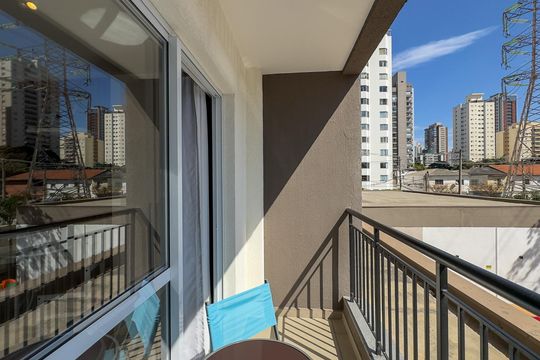 Sacada de kitnet/studio à venda com 1 quarto, 25m² em Campo Belo, São Paulo