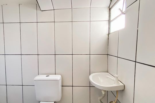 Banheiro da Suíte de casa para alugar com 1 quarto, 28m² em Jardim Belem, São Paulo