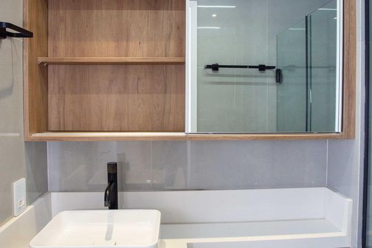 Banheiro de apartamento para alugar com 2 quartos, 40m² em Jardim Concordia, Diadema