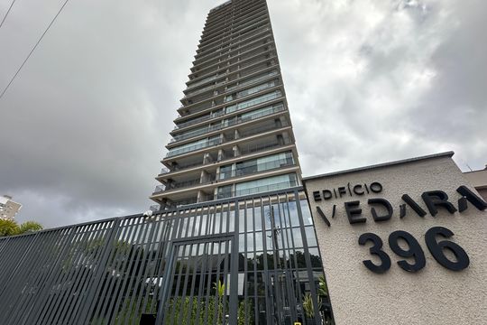Fachada de apartamento à venda com 3 quartos, 119m² em Centro Comercial Jubran, Barueri
