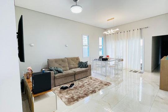 Sala de casa de condomínio para alugar com 3 quartos, 164m² em Residencial San Diego (paysage Vert), Cotia