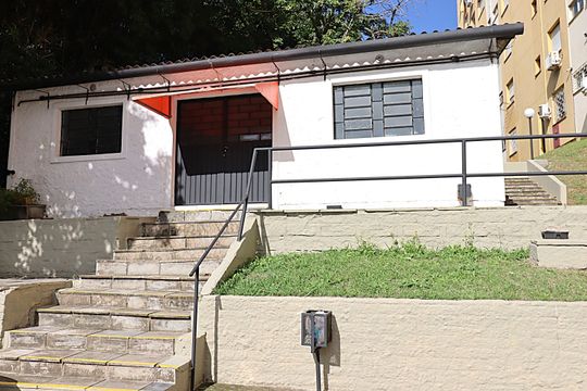 Área comum - Churrasqueira de apartamento para alugar com 1 quarto, 46m² em Jardim Itu, Porto Alegre