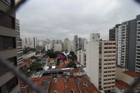 Vista da Sala de apartamento para alugar com 2 quartos, 70m² em Pompeia, São Paulo