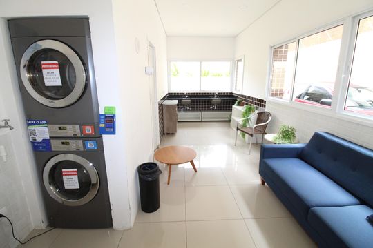 Área comum - Lavanderia de apartamento para alugar com 1 quarto, 71m² em Centro, São José dos Campos