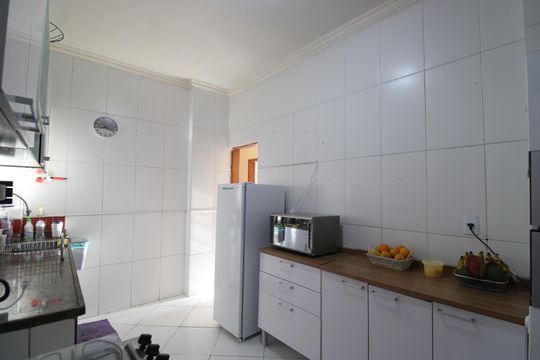 Cozinha de apartamento à venda com 3 quartos, 86m² em Taquara, Rio de Janeiro