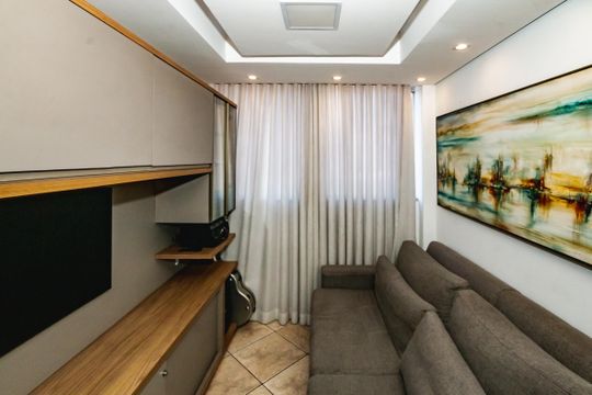 Sala de apartamento para alugar com 2 quartos, 75m² em Ouro Preto, Belo Horizonte