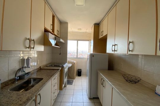 Cozinha de apartamento à venda com 2 quartos, 54m² em Jaguaré, São Paulo