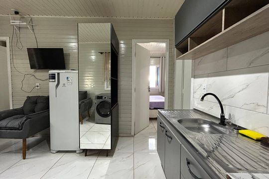 Cozinha  de apartamento para alugar com 2 quartos, 40m² em Alto Ribeirão Leste, Florianópolis
