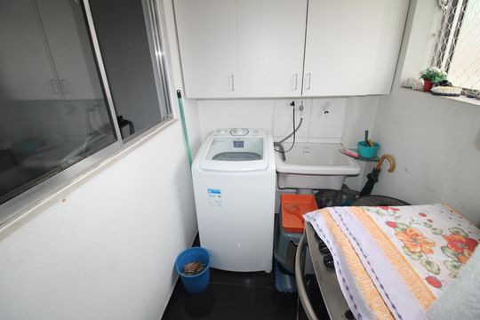 Área de Serviço de apartamento à venda com 2 quartos, 54m² em Vila Bandeirantes, São Paulo