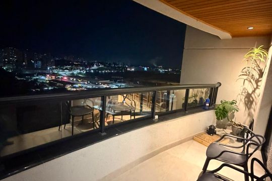 Varanda de apartamento para alugar com 1 quarto, 96m² em Parque Residencial Aquarius, São José dos Campos
