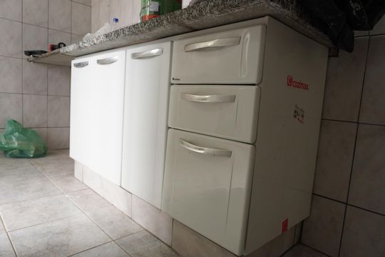 Cozinha de apartamento para alugar com 2 quartos, 50m² em Bela Vista São-carlense, São Carlos