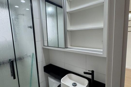 Banheiro de apartamento à venda com 2 quartos, 50m² em Recreio dos Bandeirantes, Rio de Janeiro