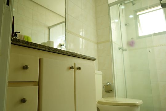 Banheiro de apartamento à venda com 4 quartos, 93m² em Vila Gomes Cardim, São Paulo