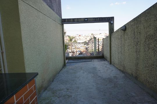 Área comum - Salão de festas de apartamento para alugar com 2 quartos, 44m² em Chácaras Caxingui, Embu das Artes