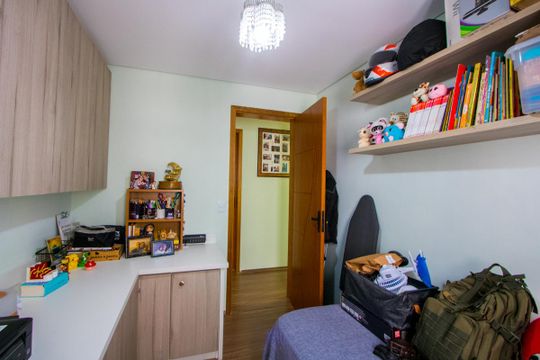 Quarto 2 de apartamento à venda com 2 quartos, 67m² em Vila Valparaíso, Santo André