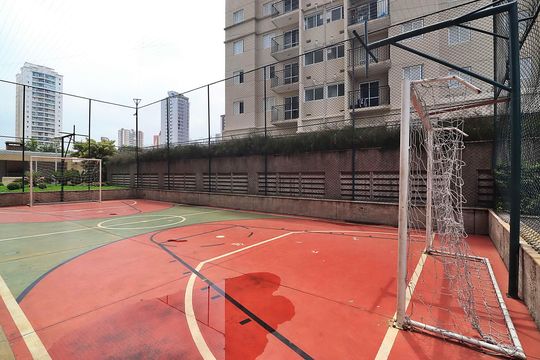 Área comum - Quadra esportiva de apartamento à venda com 2 quartos, 67m² em Vila Valparaíso, Santo André