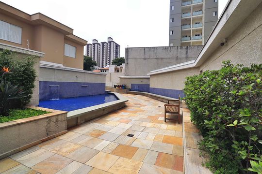 Área comum de apartamento à venda com 2 quartos, 67m² em Vila Valparaíso, Santo André