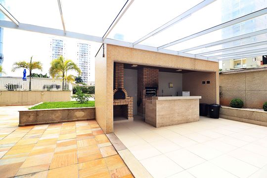 Área comum - Churrasqueira de apartamento à venda com 2 quartos, 67m² em Vila Valparaíso, Santo André