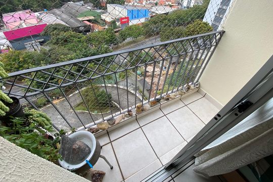 Varanda de apartamento à venda com 2 quartos, 54m² em Cidade São Francisco , São Paulo