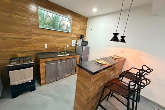 Cozinha de kitnet/studio para alugar com 1 quarto, 29m² em Parque Jardim Carioca, Campos dos Goytacazes