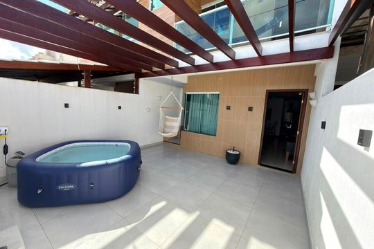 Área externa de casa para alugar com 2 quartos, 107m² em Parque Sao Benedito, Campos dos Goytacazes