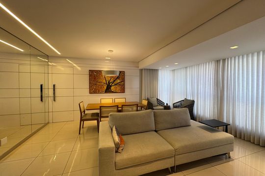 Sala de apartamento à venda com 3 quartos, 93m² em Castelo, Belo Horizonte
