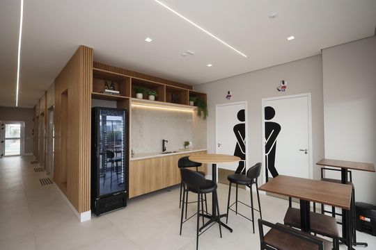 Área comum de apartamento para alugar com 1 quarto, 47m² em Vila Gustavo, São Paulo