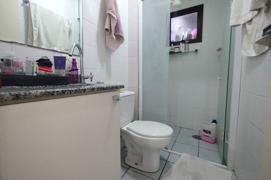 Banheiro de apartamento à venda com 3 quartos, 70m² em Jardim Alto da Boa Vista, Valinhos