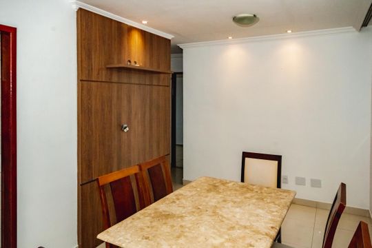 Sala de apartamento para alugar com 3 quartos, 65m² em Santa Branca, Belo Horizonte