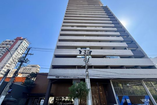 Fachada  de kitnet/studio para alugar com 1 quarto, 25m² em Santo Amaro, São Paulo