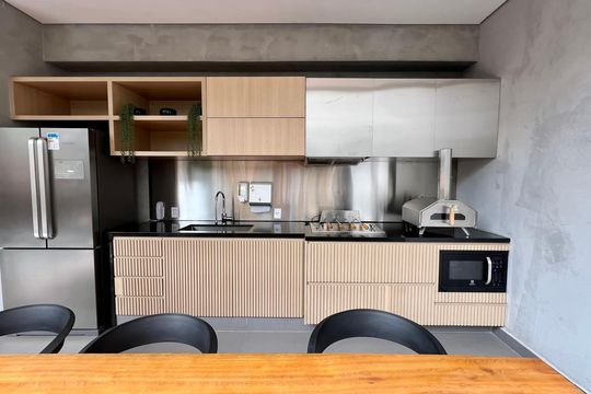 Churrasqueira de apartamento para alugar com 1 quarto, 38m² em Pinheiros, São Paulo