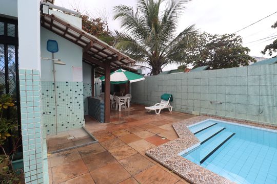 Área comum - Piscina de apartamento para alugar com 2 quartos, 120m² em Praia do Flamengo, Salvador