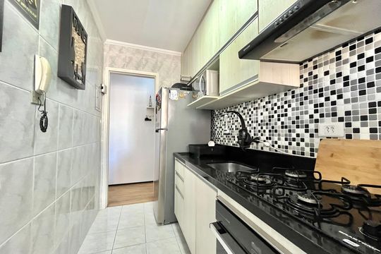 Cozinha de apartamento à venda com 2 quartos, 50m² em Vila da Saúde, São Paulo