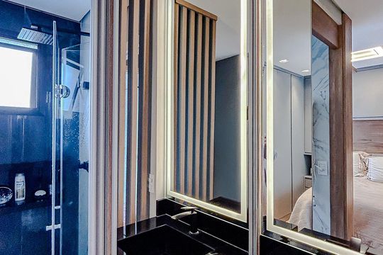 Banheiro da Suíte de apartamento à venda com 2 quartos, 73m² em Vila Matilde, São Paulo