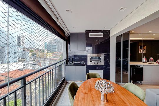 Varanda de apartamento à venda com 2 quartos, 73m² em Vila Matilde, São Paulo