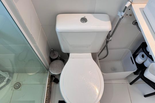 Banheiro Social de casa de condomínio à venda com 4 quartos, 191m² em Recreio dos Bandeirantes, Rio de Janeiro