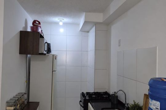 Cozinha de apartamento à venda com 2 quartos, 34m² em Jaguaré, São Paulo