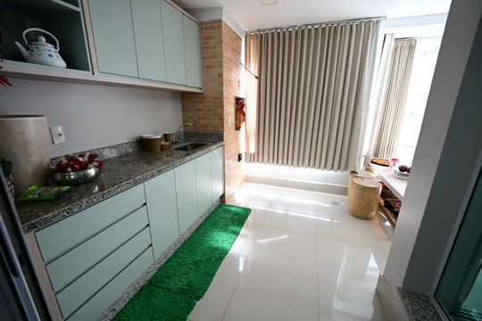 Varanda da Sala de jantar de apartamento para alugar com 4 quartos, 2m² em Setor Bueno, Goiânia