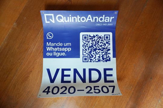 Placa de apartamento à venda com 2 quartos, 85m² em Santo Antônio, Belo Horizonte