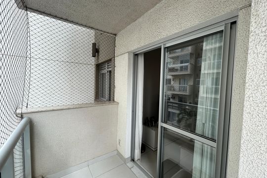 Varanda da Sala de apartamento à venda com 2 quartos, 58m² em Todos Os Santos, Rio de Janeiro