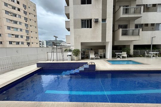 Área comum - Piscina de apartamento à venda com 2 quartos, 58m² em Todos Os Santos, Rio de Janeiro