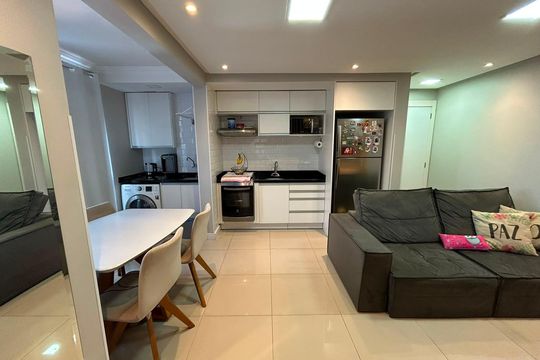 Cozinha de apartamento para alugar com 2 quartos, 49m² em Estância Velha, Canoas