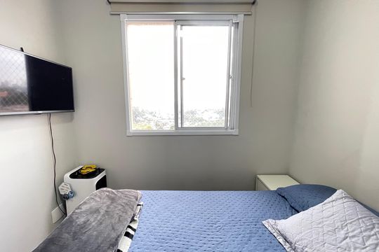 Quarto 1 de apartamento para alugar com 2 quartos, 32m² em Jardim Celeste, São Paulo