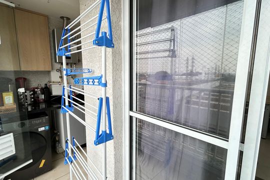 Varanda da Sala de apartamento à venda com 2 quartos, 44m² em Vila Itapegica, Guarulhos