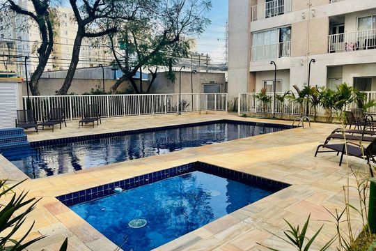 Área comum - Piscina de apartamento à venda com 2 quartos, 44m² em Vila Itapegica, Guarulhos