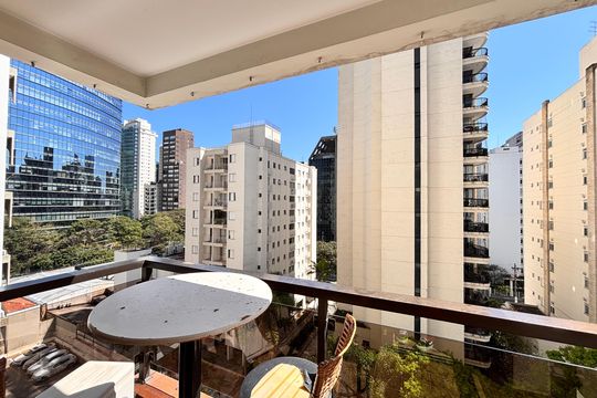 Varanda de apartamento para alugar com 3 quartos, 90m² em Itaim Bibi, São Paulo