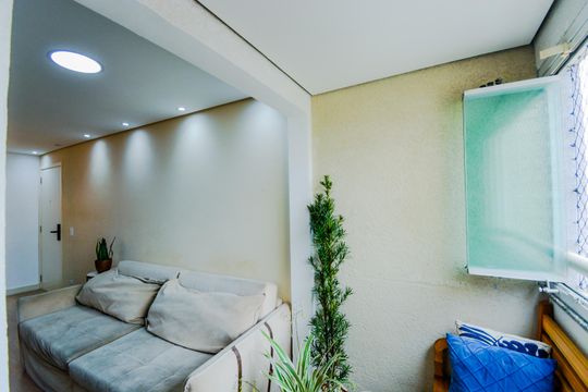 Varanda da Sala de apartamento para alugar com 3 quartos, 60m² em Jardim Imperador, Guarulhos