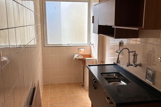 Cozinha de apartamento para alugar com 1 quarto, 46m² em Água Branca, São Paulo